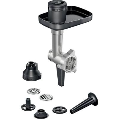 Bosch Hunting Adventure Set Fleischwolf+Zubehör für Bosch Küchenmaschine Serie 6 MUZS6HA Vleesmolen Zwart, RVS