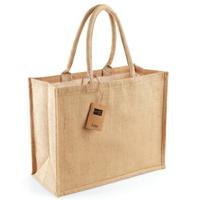 Jute boodschappentas/shopper - naturel - 42 x 33 x 19 cm - Naturel goodiebag - 21 liter Jute boodschappentas/shopper - naturel - 42 x 33 x 19 cm - Naturel goodiebag - 21 liter