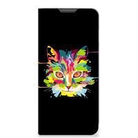 Motorola Moto G22 Magnet Case Cat Color - thumbnail