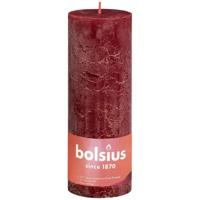Bolsius kaars rustiek 7x19 cm velvet red