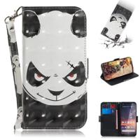 3D gekleurde tekening boos Bear patroon horizontale Flip lederen case voor Nokia 3 2 met houder & card slots & portemonnee 3D gekleurde tekening boos Bear patroon horizontale Flip lederen case voor Nokia 3 2 met houder & card slots & portemonnee