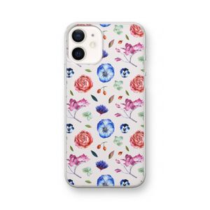 Bloemetjes: iPhone 12 Transparant Hoesje