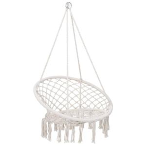 vidaXL Hangstoel 80 cm beige