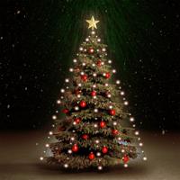 VidaXL Kerstboomverlichting met 180 led&apos;s net 180 cm