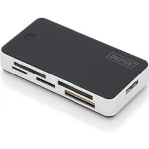 ASSMANN Electronic DA-70330-1 USB 3.0 Zwart, Wit geheugenkaartlezer