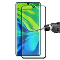 Voor XIAOMI MI CC9 Pro / MI Note 10 Global ENKAY Hat-Prince 0.26mm 9H 3D Explosion-proof Full Screen Curved Heat Bending Tempered Glass Film(Zwart)