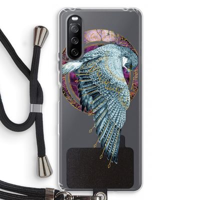 Golden Falcon: Sony Sony Xperia 10 III Transparant Hoesje met koord