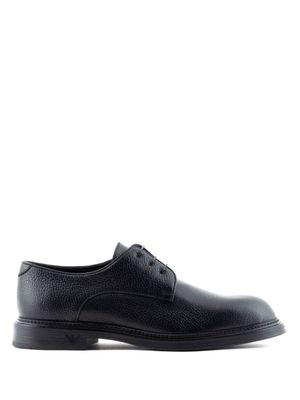 Emporio Armani derbies en cuir à lacets - Noir
