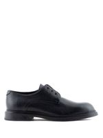 Emporio Armani derbies en cuir à lacets - Noir