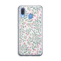 Sierlijke bloemen: Samsung Galaxy A40 Transparant Hoesje