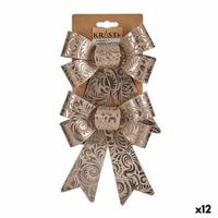 Lasso Kerstversiering Brons PVC 15 x 4 x 16 cm (12 Stuks)