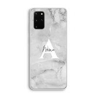 Ivory Marble: Samsung Galaxy S20 Plus Transparant Hoesje