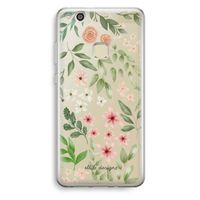 Botanical sweet flower heaven: Huawei Ascend P10 Lite Transparant Hoesje