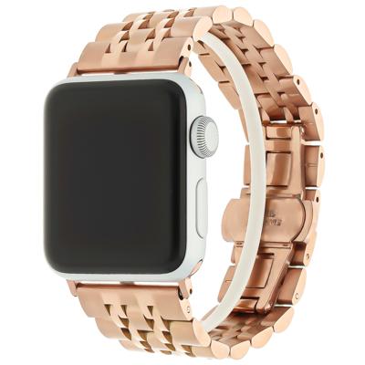 Apple Watch Stalen Rvs Schakel Band - Rose Goud - 44, 45, 46 & 49mm Apple Watch Stalen Rvs Schakel Band - Rose Goud - 44, 45, 46 & 49mm