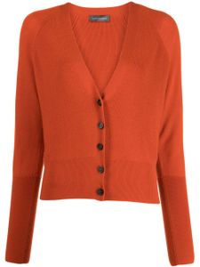 Lorena Antoniazzi cardigan en laine vierge à boutonnière - Orange