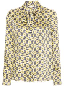 LIU JO blouse à imprimé géométrique - Bleu