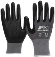 NITRAS SAFETY Glove size 8 pimples gray/sw flexible fit+
