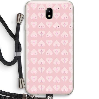 Ass 'n Titties: Samsung Galaxy J7 (2017) Transparant Hoesje met koord