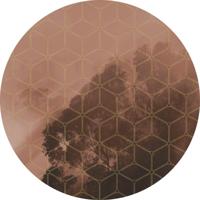 Komar Le Jardin; Komar Dots Behangcirkel New Morning - D1-084