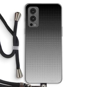 Musketon Halftone: OnePlus Nord 2 5G Transparant Hoesje met koord
