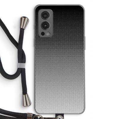 Musketon Halftone: OnePlus Nord 2 5G Transparant Hoesje met koord