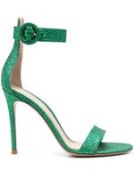 Gianvito Rossi sandales Portofino 105 mm à paillettes - Vert - thumbnail