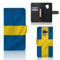 Samsung Galaxy A8 2018 Bookstyle Case Zweden - thumbnail