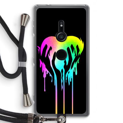 Hold My Heart: Sony Xperia XZ2 Transparant Hoesje met koord