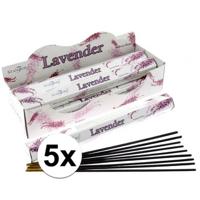 Stamford Wierook stokjes - 5x - lavendel - 20 stuks - ontspanning - yoga/zen