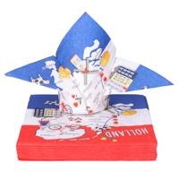 Tafel diner servetten - Nederland/Holland thema - 20x stuks - 33 x 33 cm Tafel diner servetten - Nederland/Holland thema - 20x stuks - 33 x 33 cm