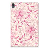 Lenovo Tab P11 | P11 Plus | Siliconen hoesje | Pink Flowers