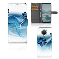 Nokia G10 | G20 | Telefoonhoesje | Met pasjeshouder | Vlinders