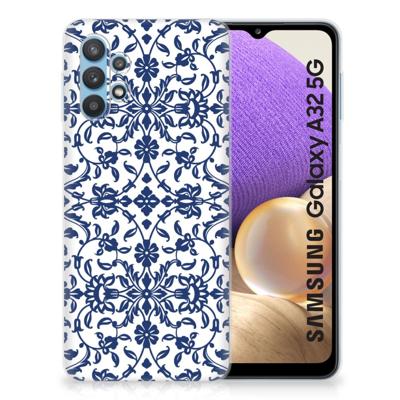 Samsung Galaxy A32 5G | TPU Case | Flower Blue