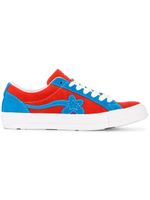 Converse baskets à fleurs - Rouge
