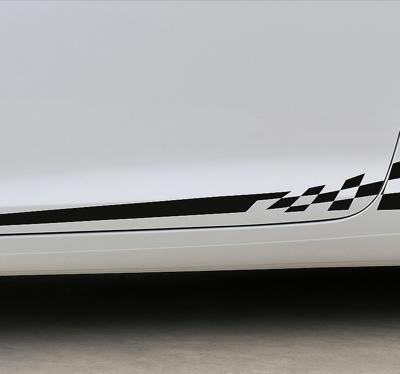 Autosticker racing zijstrepen