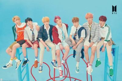 Poster BTS Group Blue 91,5x61cm