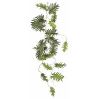 Mica Decoration kunstplant slinger Philodendron Selloum - groen - 115 cm - Kamerplant snoer   -