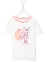 ZIMMERMANN Kids t-shirt en coton à imprimé graphique - Blanc