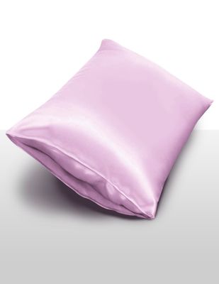 Zijden Kussensloop inSilk Collection, Kleur Roze, Afmeting 60 x 70 cm