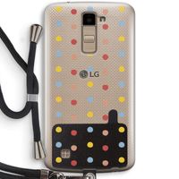 Bollen: LG K10 (2016) Transparant Hoesje met koord