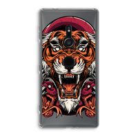 Tiger and Rattlesnakes: Sony Xperia XZ2 Transparant Hoesje