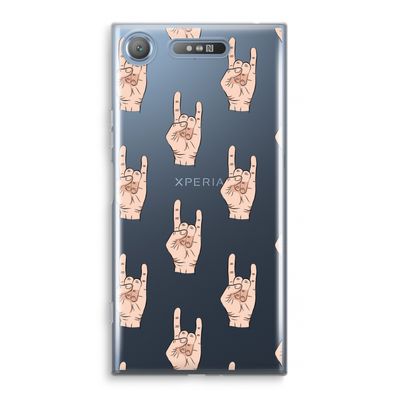 Rock: Sony Xperia XZ1 Transparant Hoesje