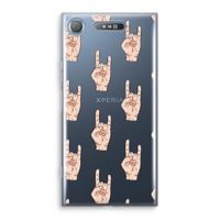 Rock: Sony Xperia XZ1 Transparant Hoesje