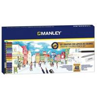 Tekenset Manley 40 Onderdelen Multicolour