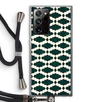 Moroccan tiles: Samsung Galaxy Note 20 Ultra / Note 20 Ultra 5G Transparant Hoesje met koord