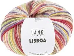 Lang Yarns Lisboa 0001 Geel/Paars/Roze/Groen