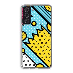 Pop Art #1: Samsung Galaxy S21 FE Transparant Hoesje