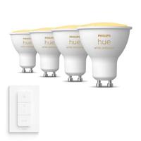 Philips Hue Uitbreidingspakket White Ambiance GU10 4 Lampen