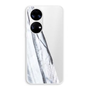 Gestreepte marmer: Huawei P50 Transparant Hoesje