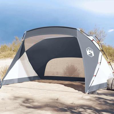 VidaXL Strandtent 274x178x170/148 cm 185t polyester grijs